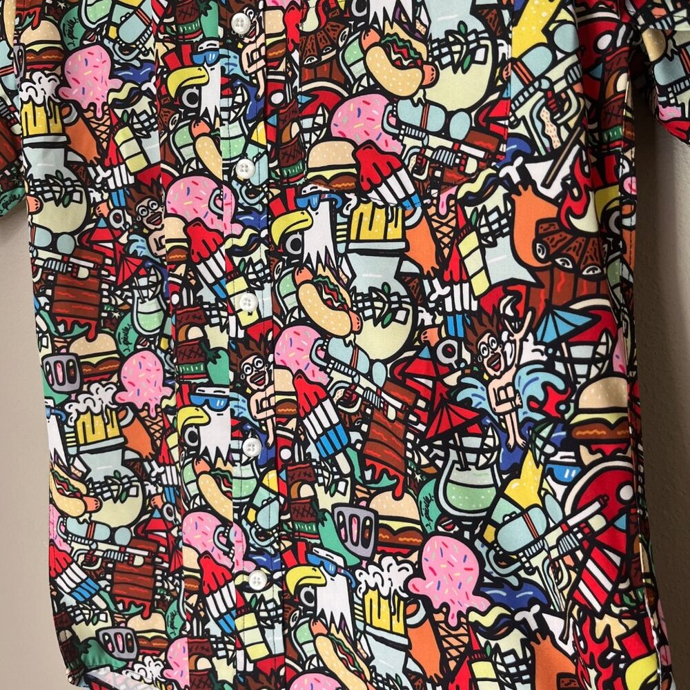 RSVLTS The Roosevelts Darty in the USA Short Sleeve Shirt Size Small Graphic - Picture 3 of 5